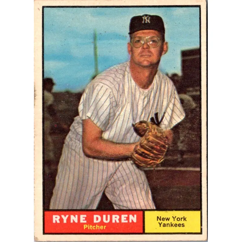 1961 Topps Ryne Duren #356 VG-EX