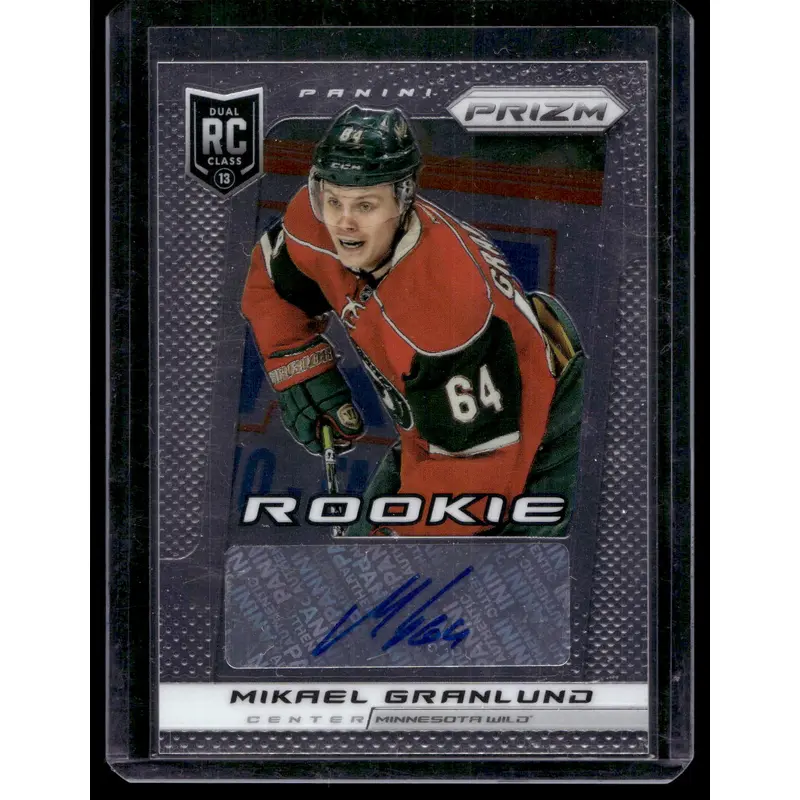 2013-14 Panini Prizm - Rookie Autographs - Mikael Granlund #A-MG RY
