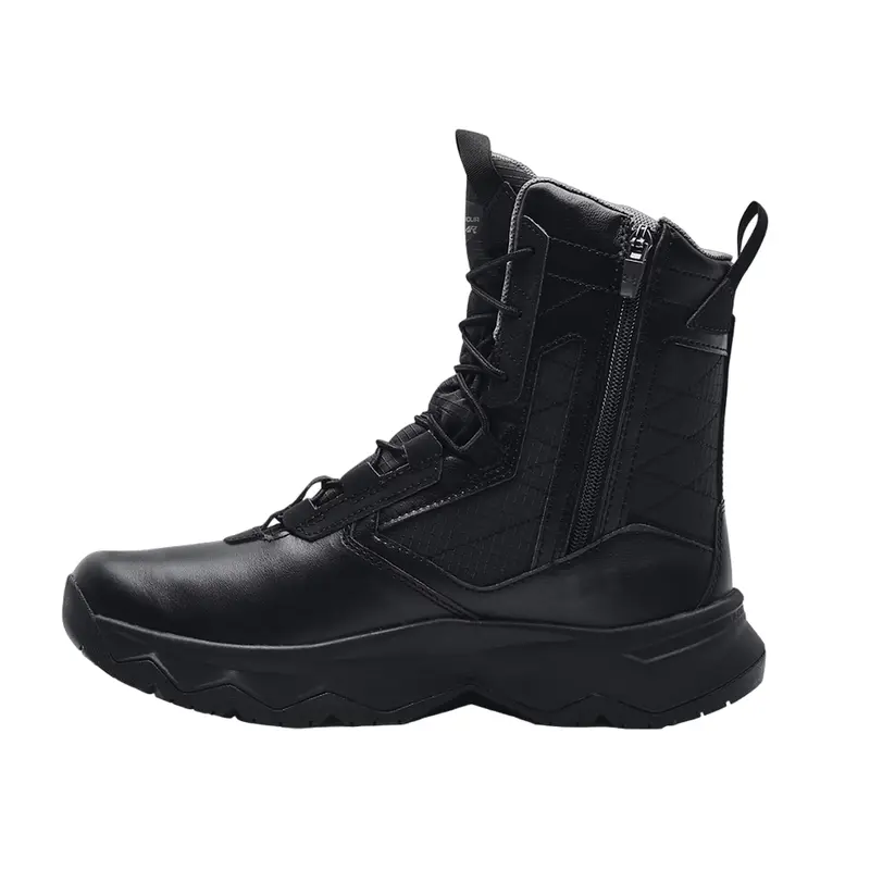 UNDER ARMOUR BLACK MENS STELLAR G2 ZIP 8" BOOT 3024949-001