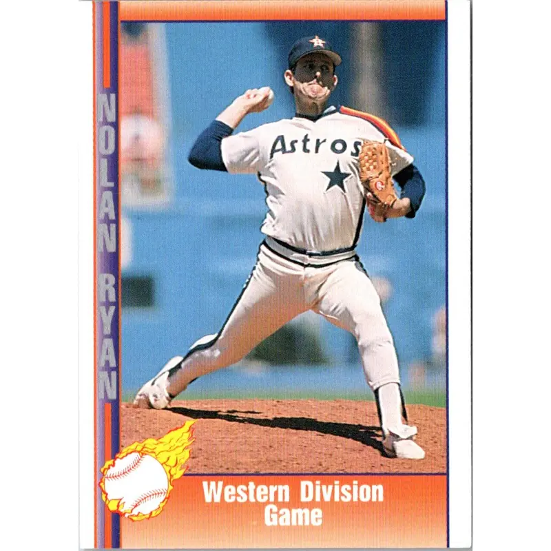 1991 Pacific Nolan Ryan Texas Express I Astros win Western Division Title #47
