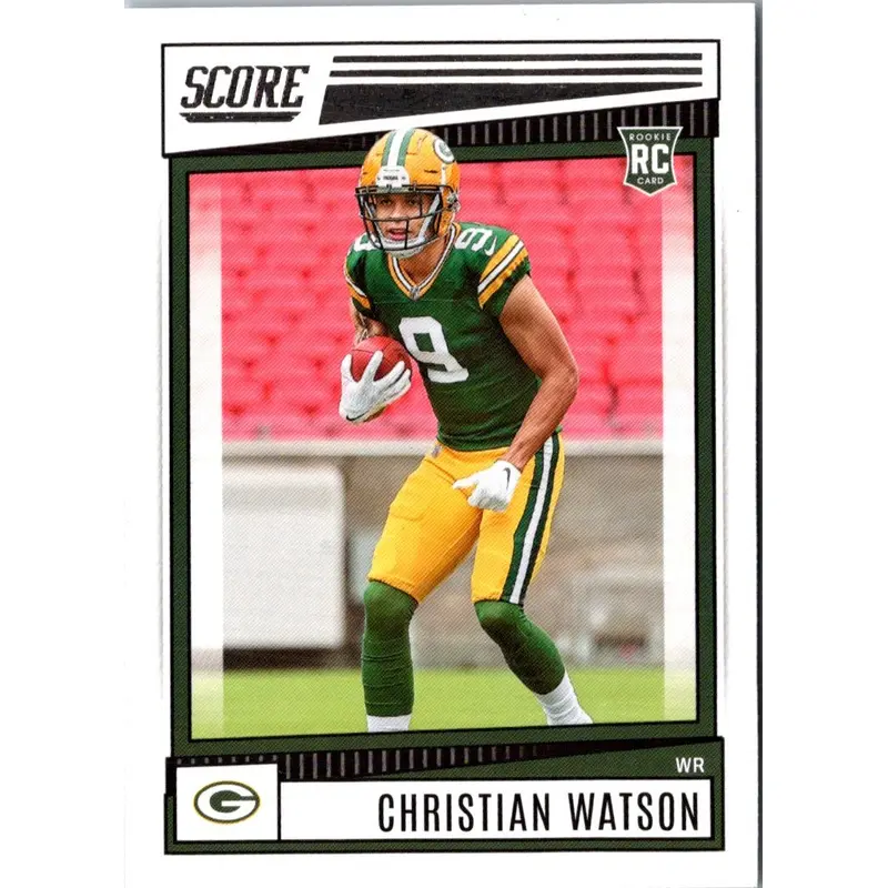 2022 Score Christian Watson #367 Rookie