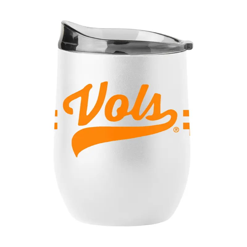 Tennessee Checkerboard Script 16oz Powder Coat Tumbler