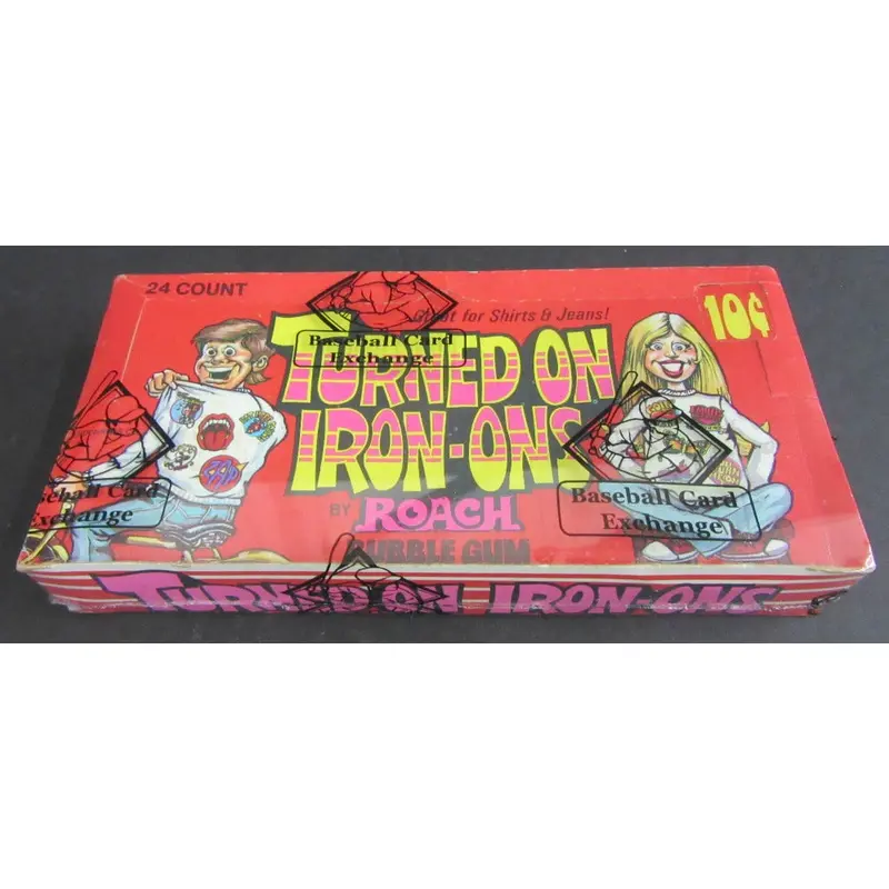 1978 Donruss Turned On Iron-Ons Unopened Wax Box (BBCE)