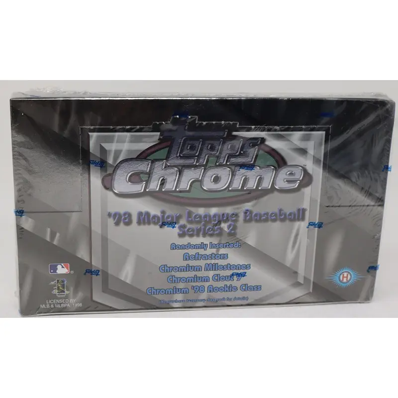 1998 Topps Chrome Baseball Series 2 Box (Hobby)