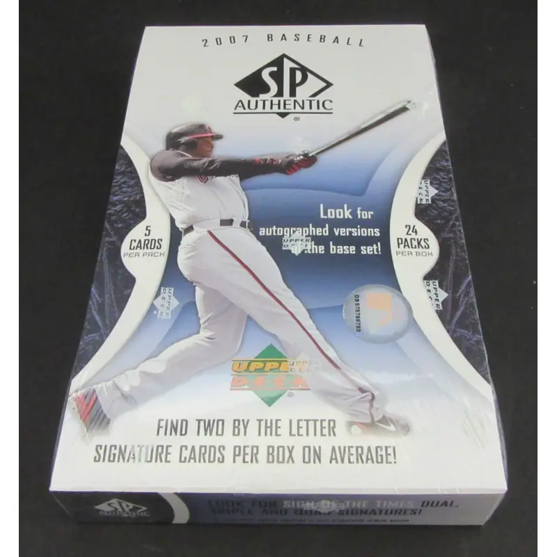 2007 Upper Deck SP Authentic Baseball Box (Hobby)