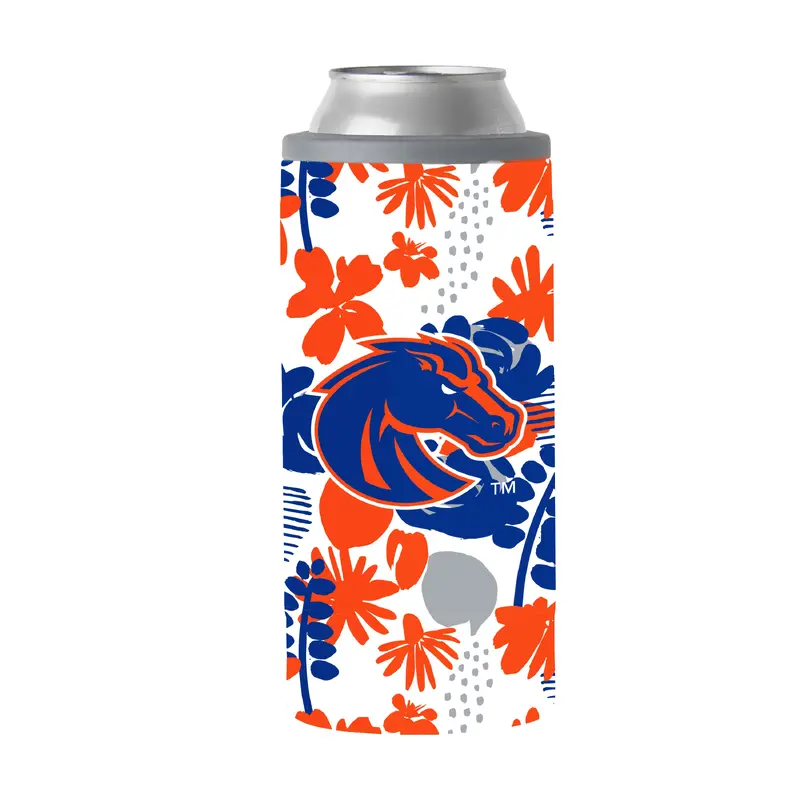 Boise State 12oz Floral Slim Can Coolie
