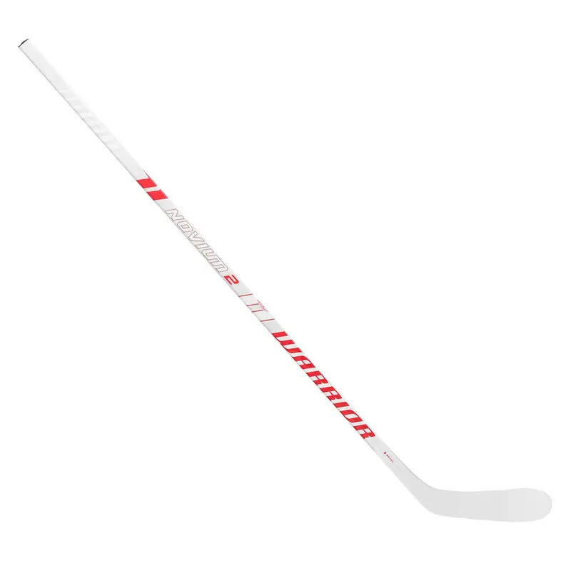 2025 Warrior Novium2 White Hockey Stick - Senior