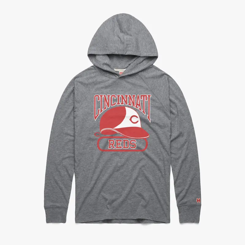 Cincinnati Reds Helmet Lightweight Hoodie