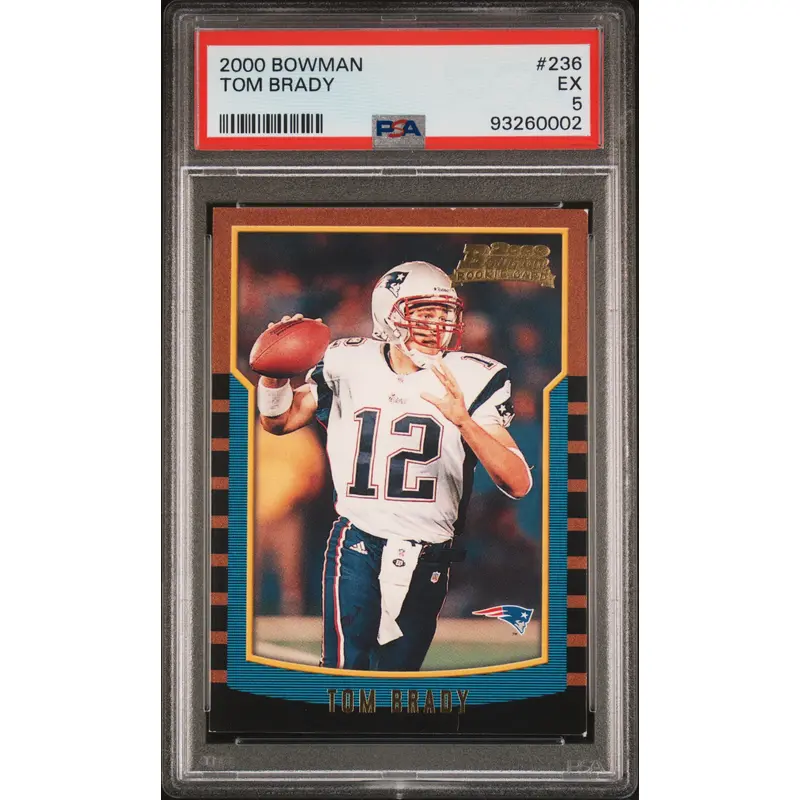 Tom Brady 2020 Bowman #236 PSA 5 Ex 0002