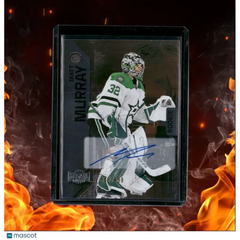 2023-24 SkyBox Metal Universe Matt Murray Silver Spectrum Rookie Auto 346/399