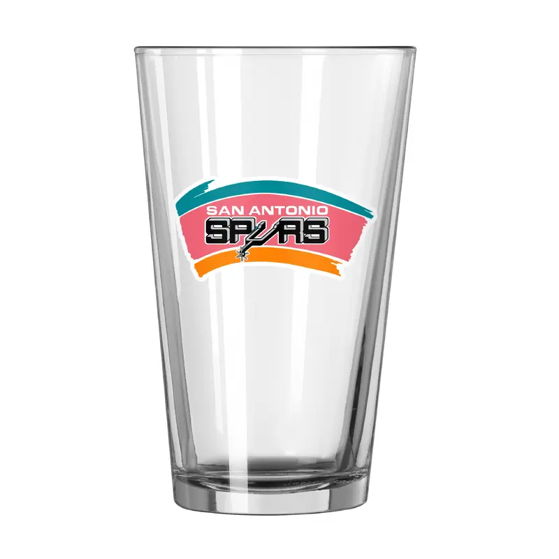San Antonio Spurs 16oz Retro Pint Glass