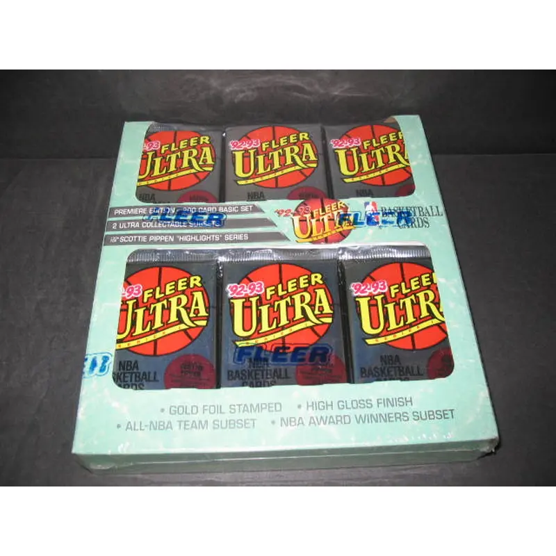 1992/93 Fleer Ultra Basketball Series 1 Box (Magazine)