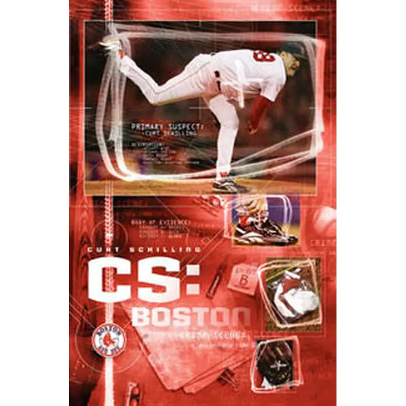 Curt Schilling "CS Boston" Boston Red Sox Poster - Costacos 2005