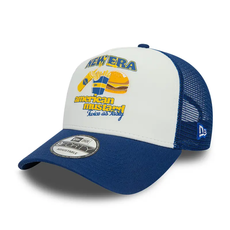 New Era Food Trucker Cap New Era - White/Royal Blue