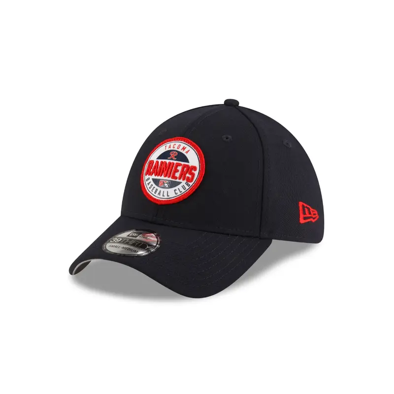 Tacoma Rainiers New Era 39Thirty Navy Game Day Circle Patch Cap