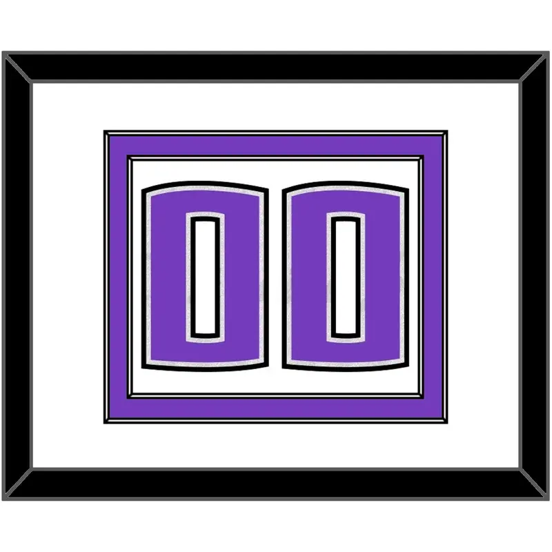Sacramento Number - Home White (2014-2016) - Double Mat 1