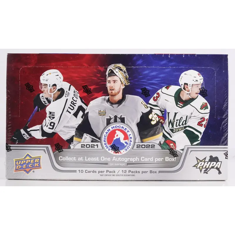 2021/22 Upper Deck AHL Hockey Hobby Box
