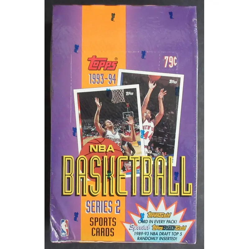 1993/94 Topps Basketball Series 2 Box