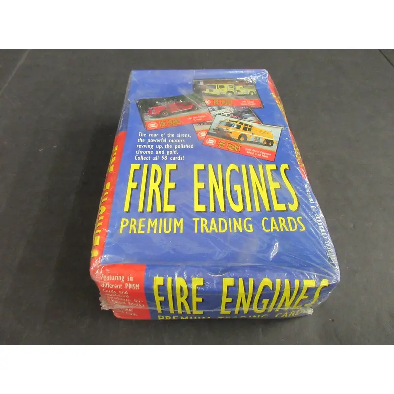 1993 Bon Air Collectibles Fire Engines Premium Trading Cards Box (36/10)