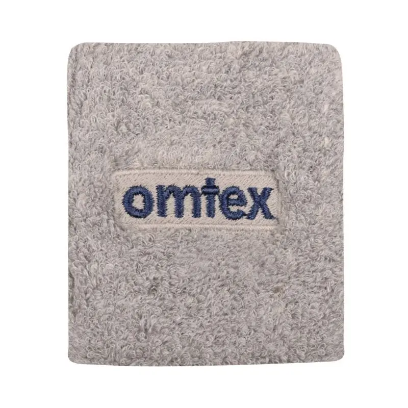 Omtex Wrist Sweat Band Grey (3 inch) | Kibi Sports
