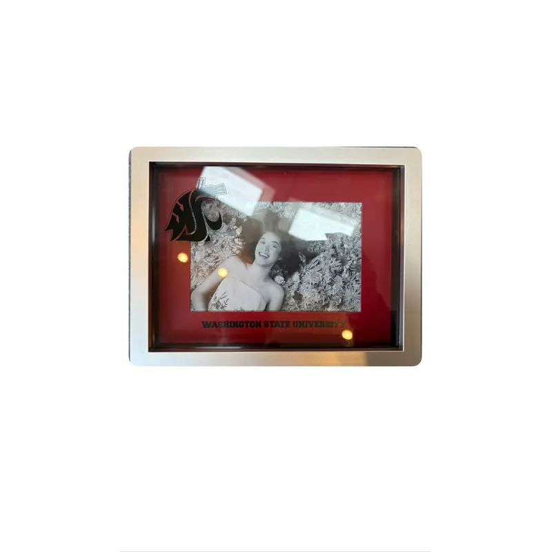 Washington State Deep Picture Frame with Crimson Backing
