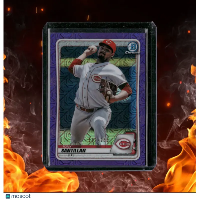 2020 Bowman Chrome Tony Santillan Prospect Purple Refractor 109/250 #BCP-177
