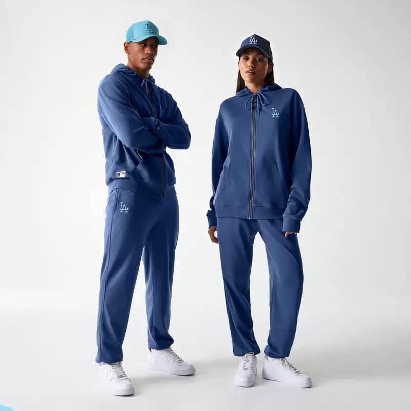 New Era - MLB MIDI LE FZ HOODIE - Los Angeles Dodgers - Blue