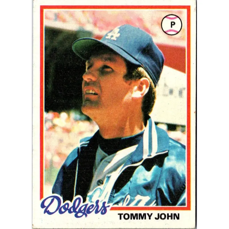 1978 Topps Tommy John #375