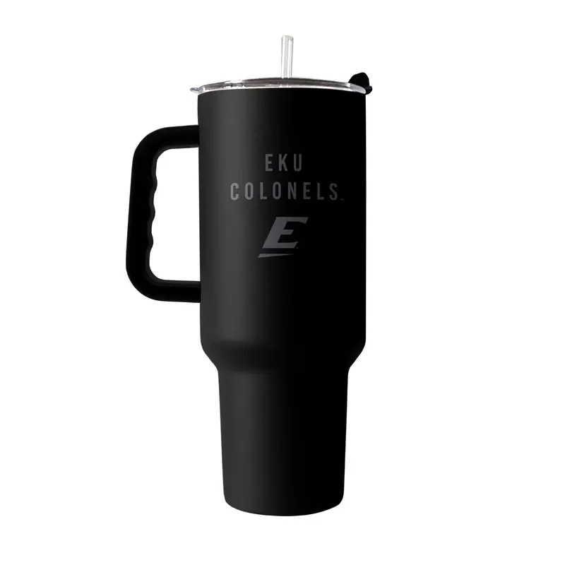 Eastern Kentucky 40oz Black Tonal Powder Coat Tumbler