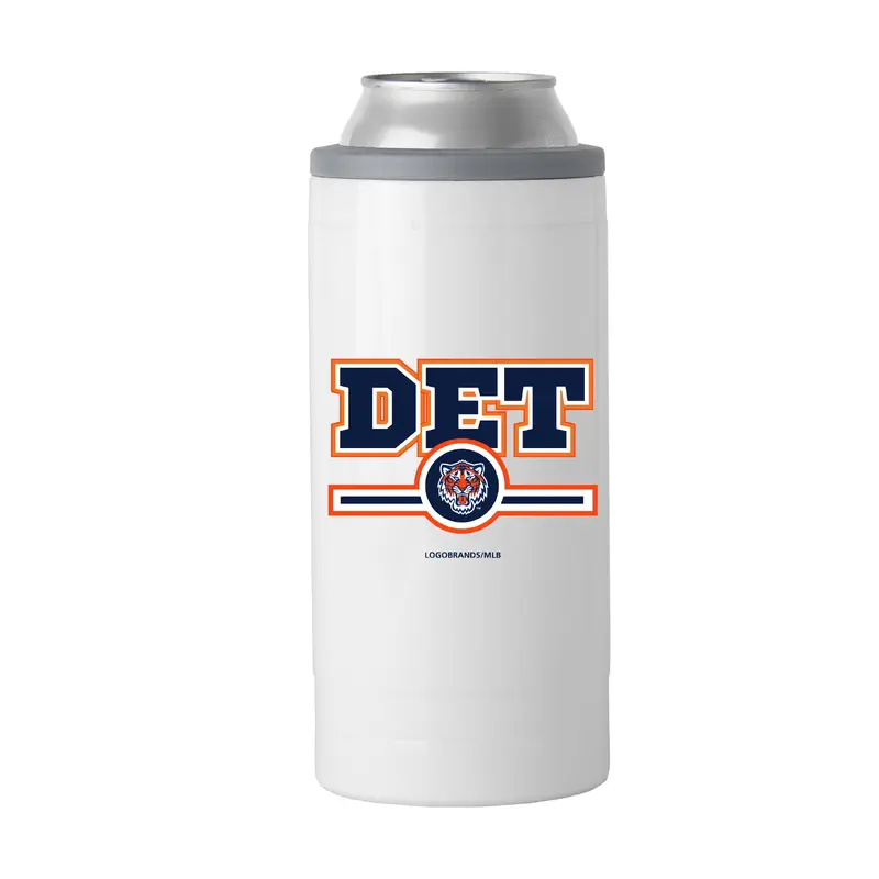 Detroit Tigers Letterman 12 oz Slim Can Coolie