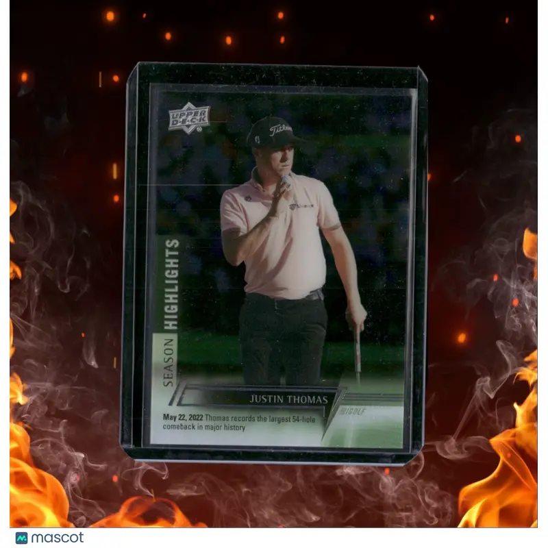 2024 Upper Deck Golf Justin Thomas Highlights Clear Cut #76