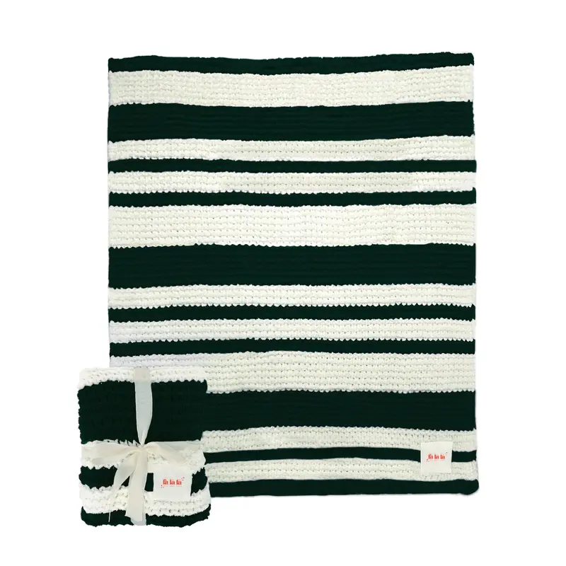 Christmas Falala Cable Knit Throw 50x60