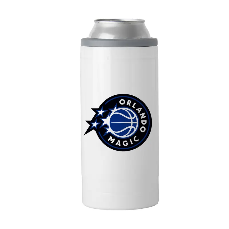 Orlando Magic Letterman 12 oz Slim Can Coolie