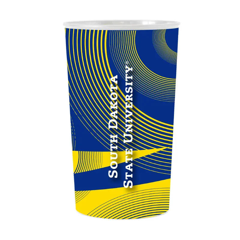 SD State Geo Pattern 4-Pack Hardwall Cup