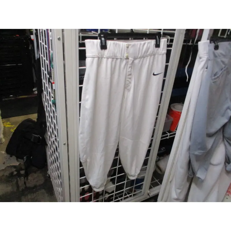 Used Nike Vapor White Baseball Pants Size Large