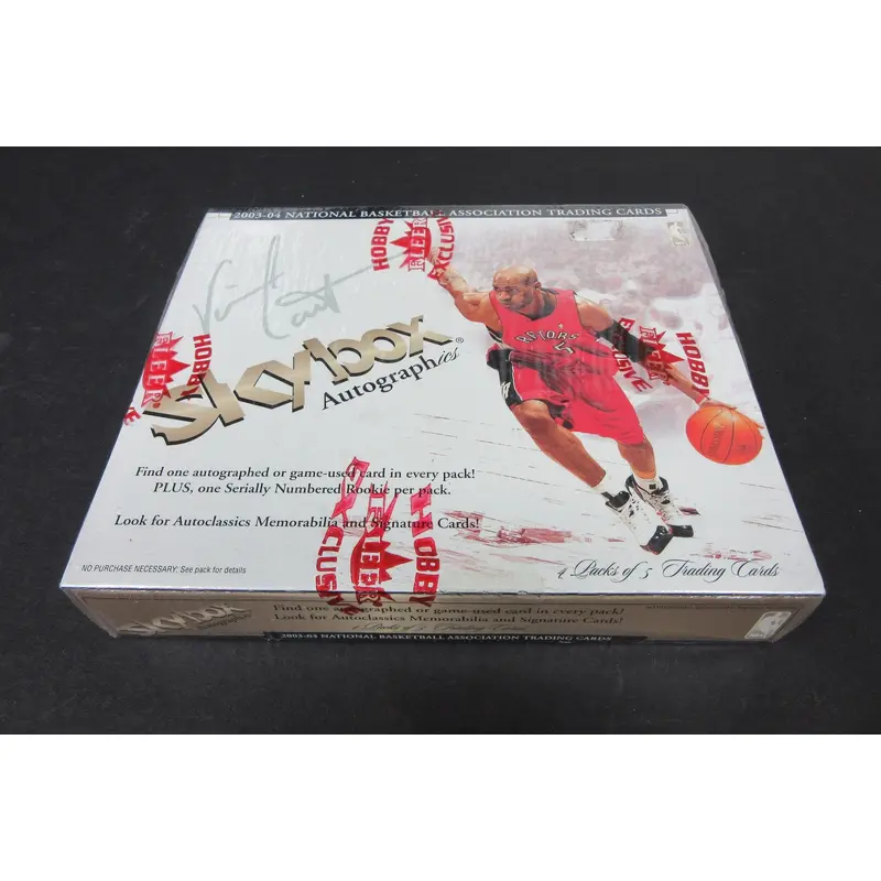 2003/04 Fleer Skybox Autographics Basketball Box (Hobby)
