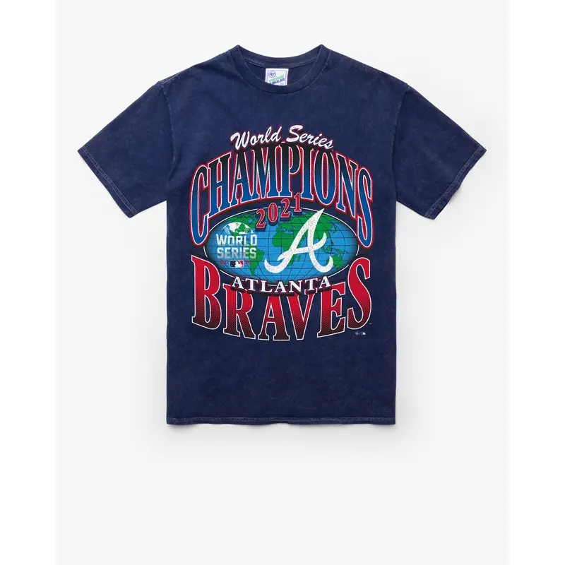 ATLANTA BRAVES COOPERSTOWN WORLD SERIES LOCKER VINTAGE '47 TUBULAR TEE