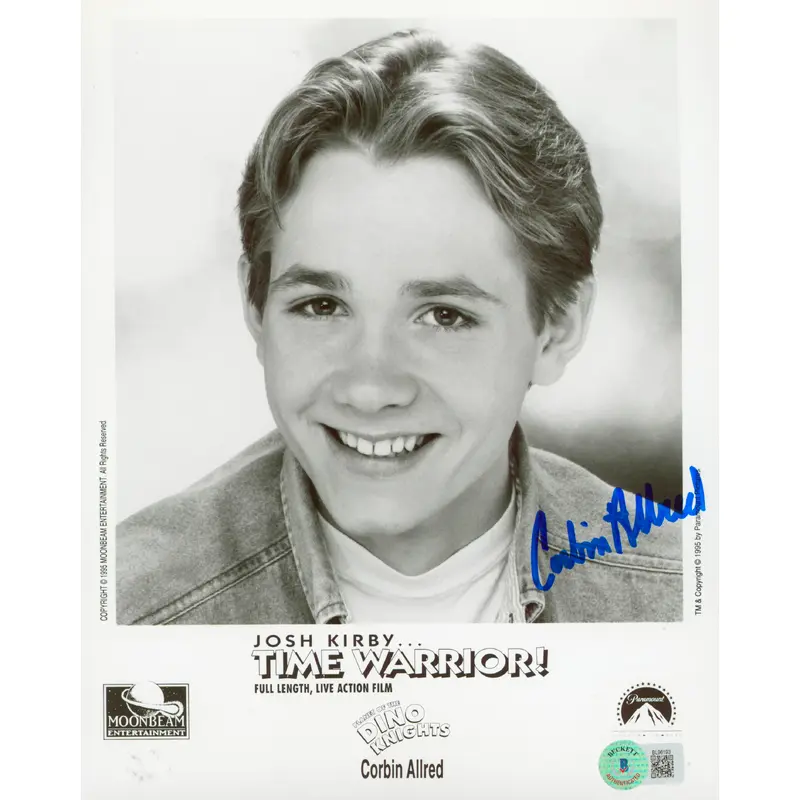 Corbin Allred Josh Kirby: Time Warrior! Authentic Signed 8x10 Photo BAS #BL96193