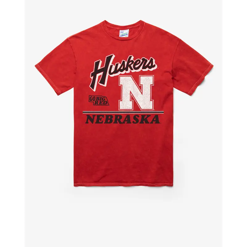 NEBRASKA CORNHUSKERS FLY BY VINTAGE '47 TUBULAR TEE