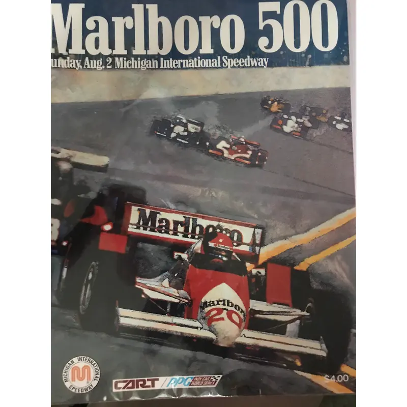 1987 Marlboro 500 Michigan Speedway Race Program