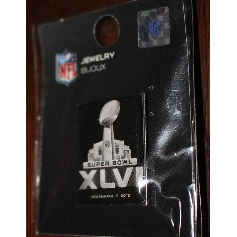 Super Bowl XLVI Pin, New, Patriots vs Giants, Indianapolis