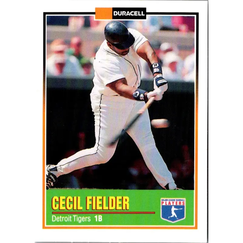 1993 Duracell Power Players I Cecil Fielder #23