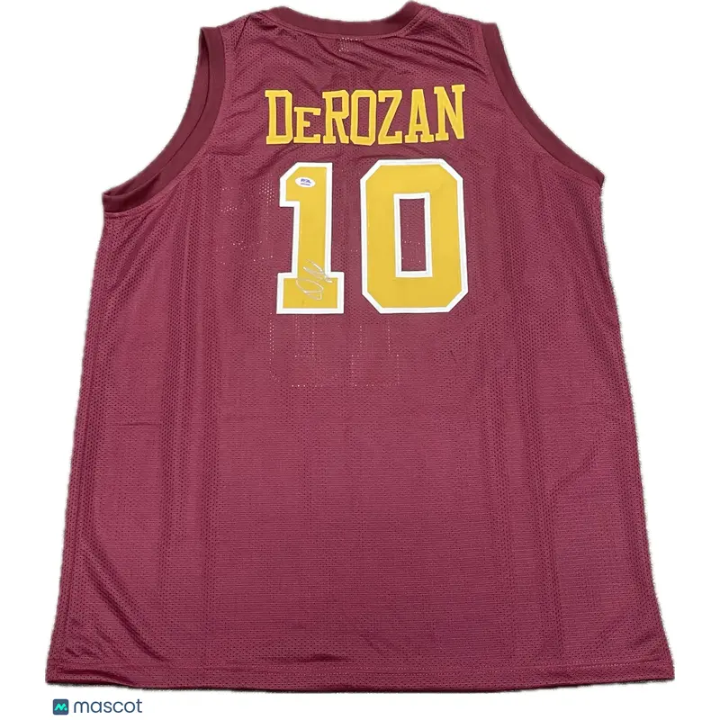 DeMar DeRozan Signed Jersey PSA USC Trojans Autographed