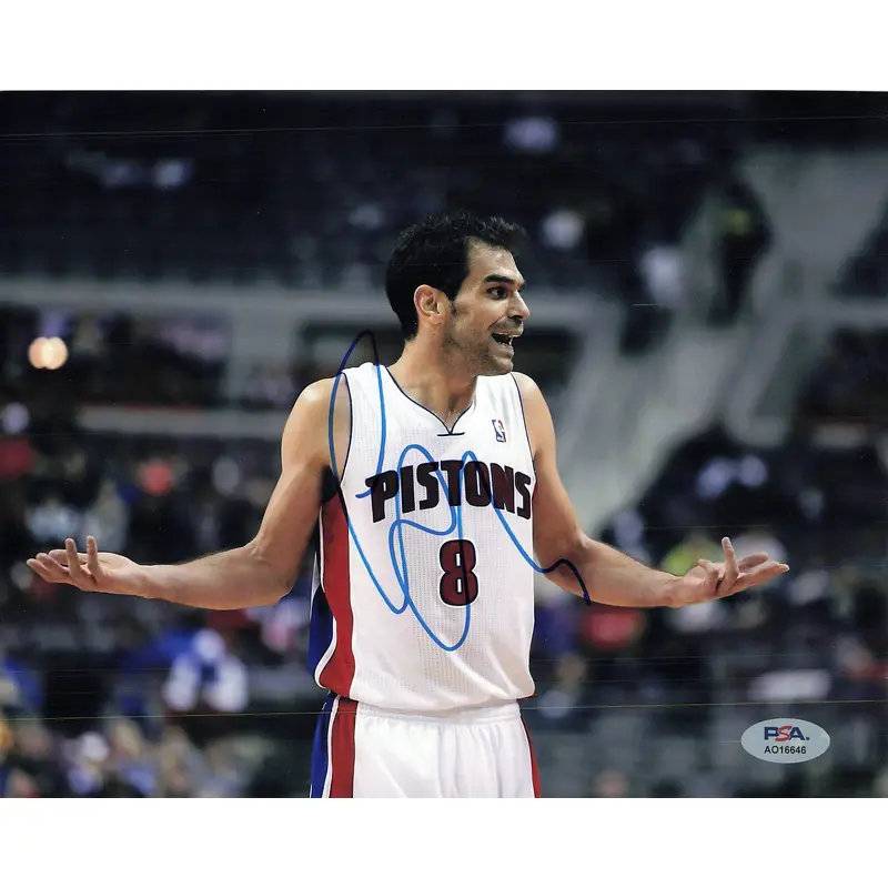 Jose Calderon signed 8x10 photo PSA/DNA Detroit Pistons Autographed