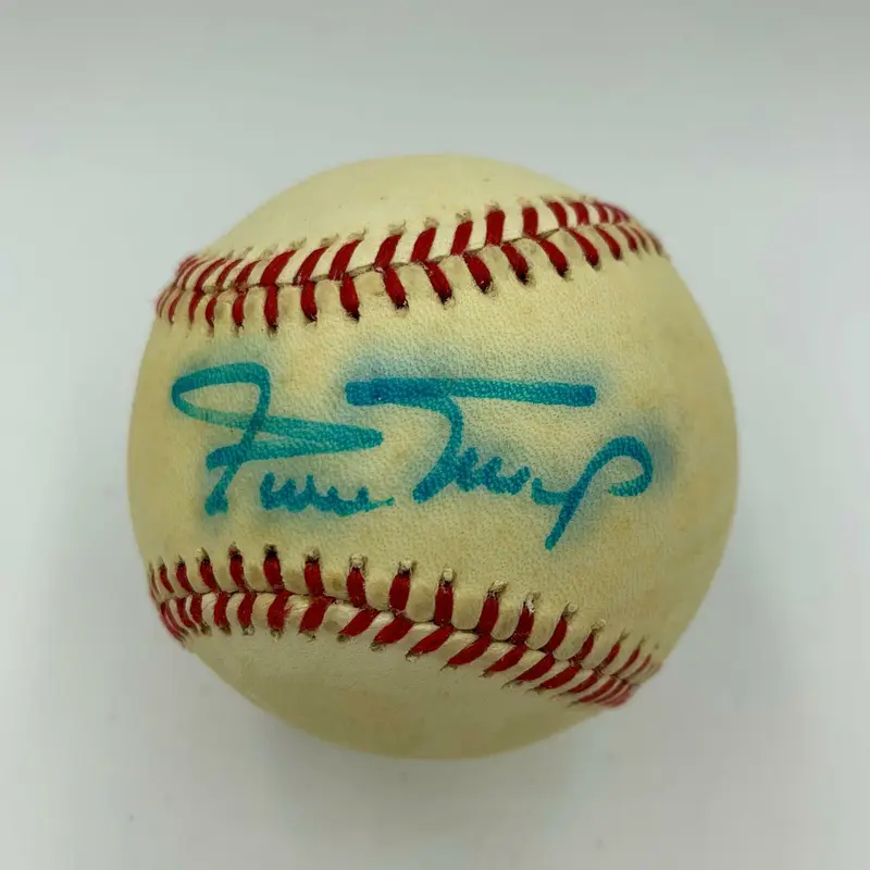 Willie Mays Signed Vintage National League Feeney Baseball With PSA DNA COA