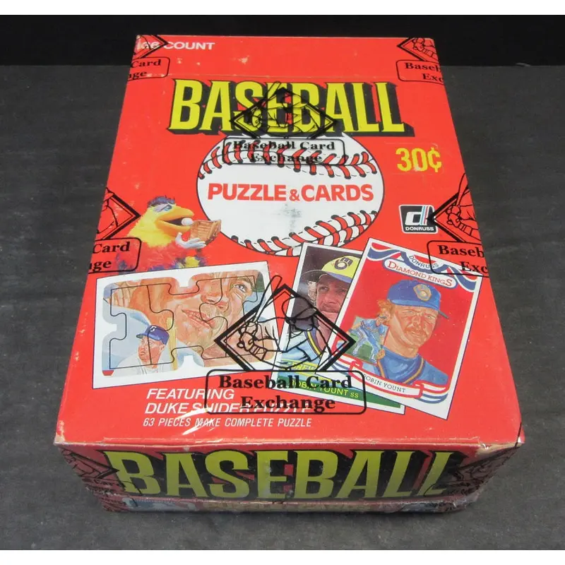 1984 Donruss Baseball Unopened Wax Box