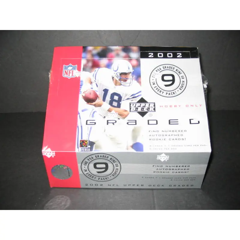 2002 Upper Deck Graded Football Box (Hobby)