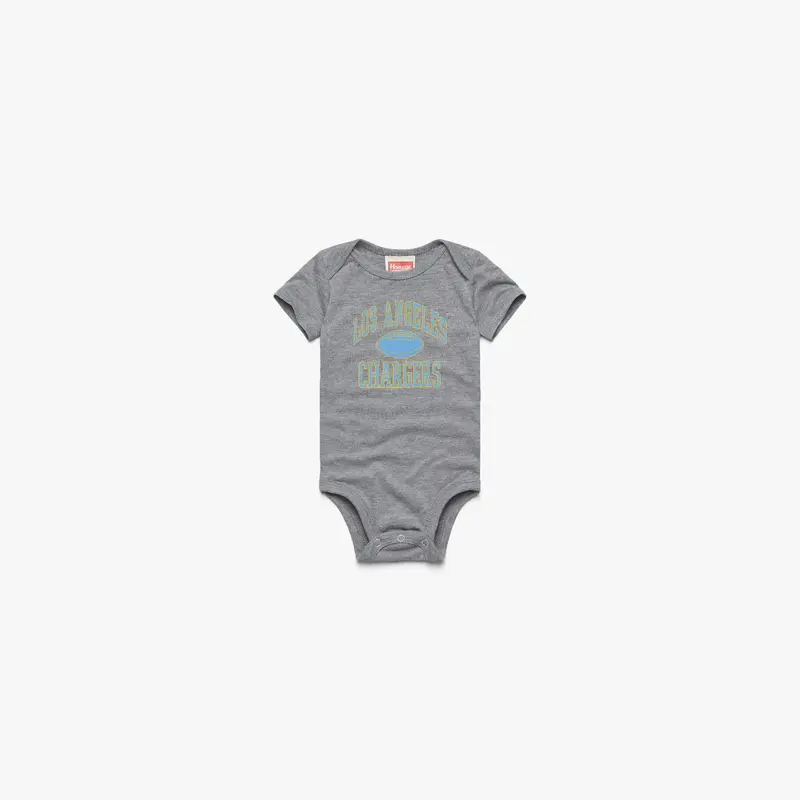 Los Angeles Chargers Gridiron Baby One Piece