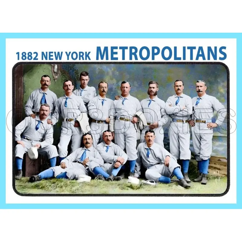 1882 New York Metropolitans 1973 Topps Custom Card - 4783