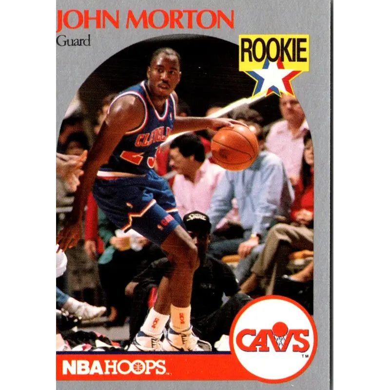 1990 Hoops John Morton #77 Rookie